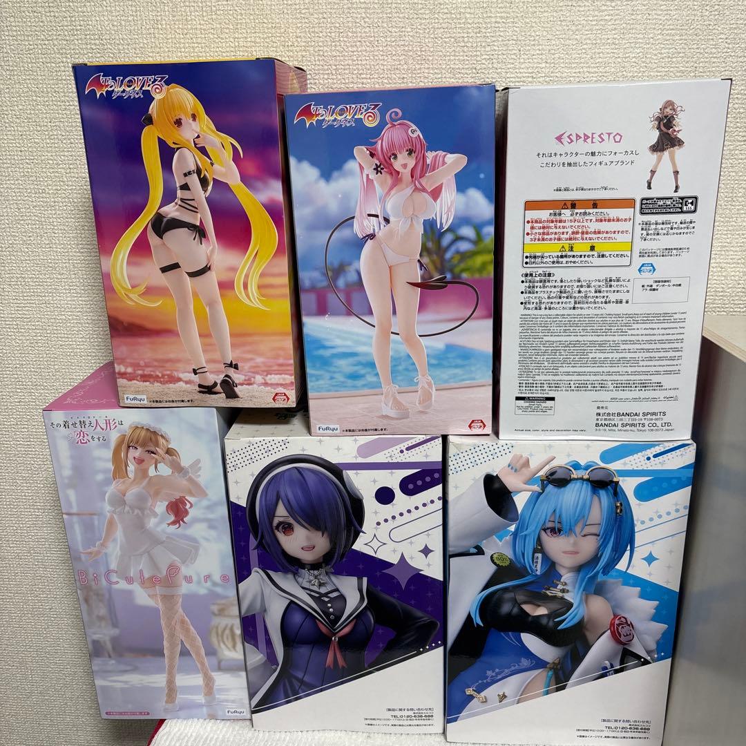あおぎり高校　喜多川海夢　TOLOVEる　姫崎莉波　美少女フィギュアまとめ売り
