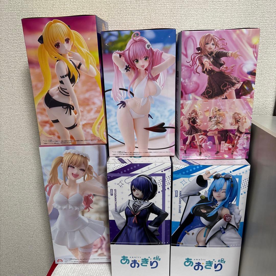 あおぎり高校　喜多川海夢　TOLOVEる　姫崎莉波　美少女フィギュアまとめ売り