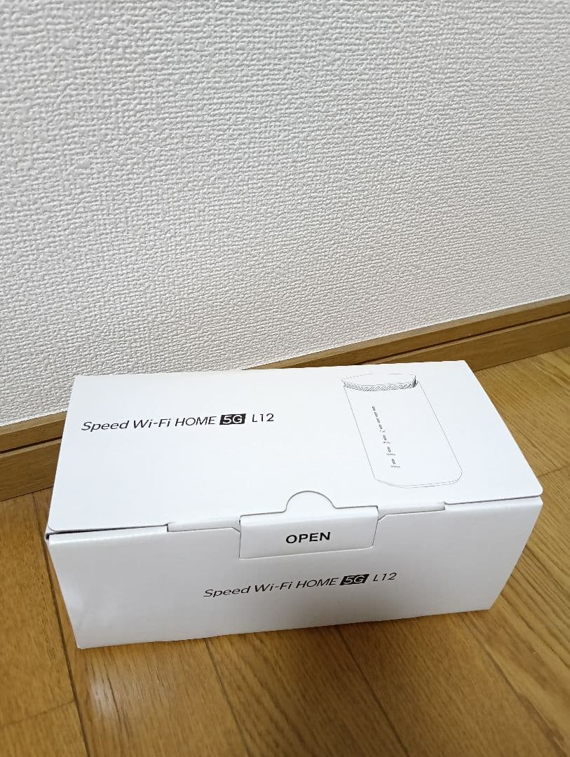 Speed Wi-Fi  5G L12本体　UQ WiMAX　ルーター