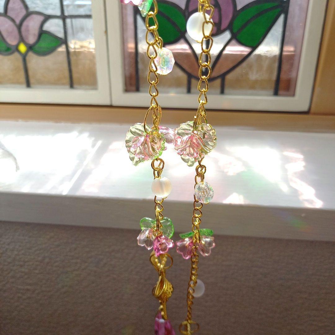 専用ページです(♡´▽`♡)♥「キラキラピンクのお花のペンデローク♡」