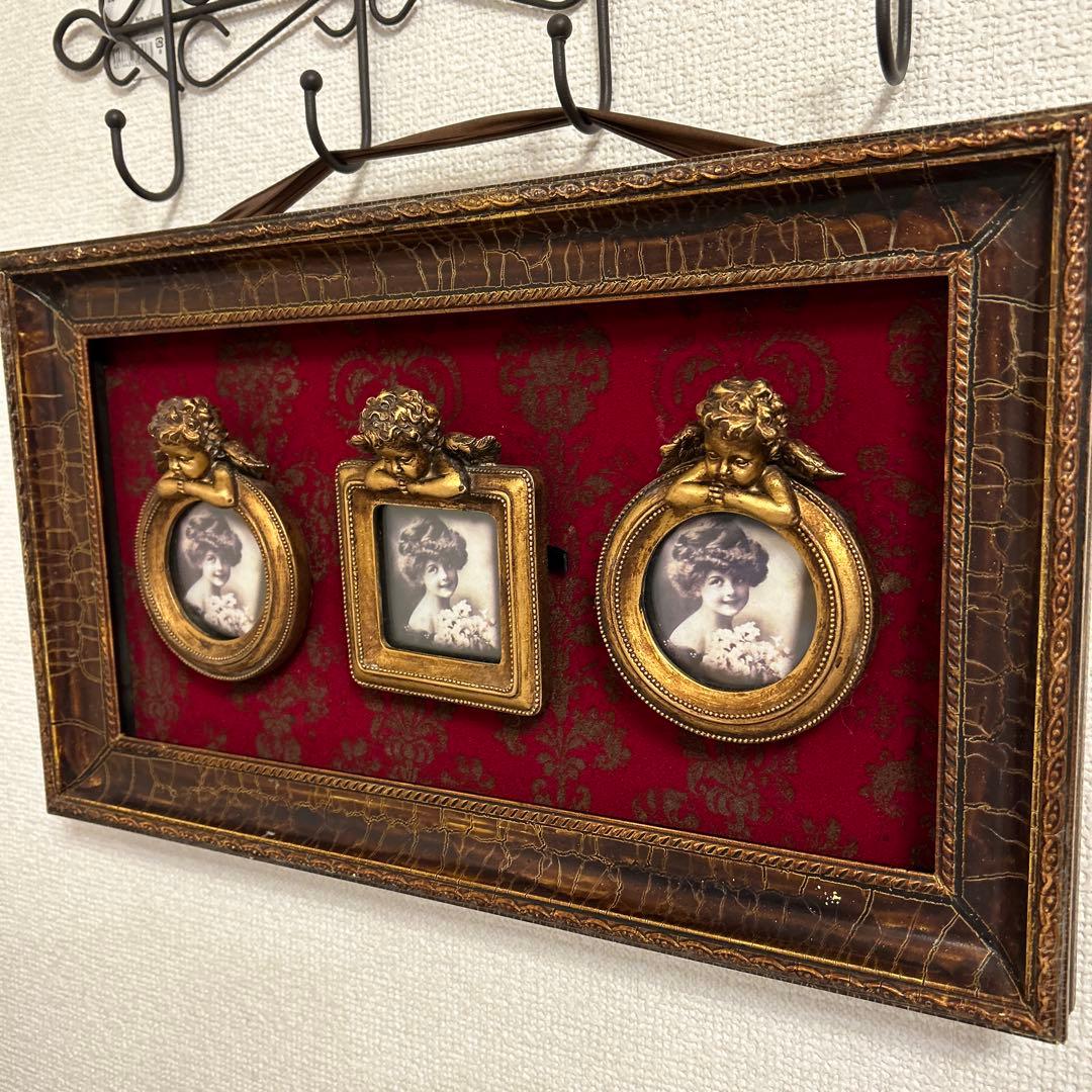 アンティーク風　壁掛けフォト