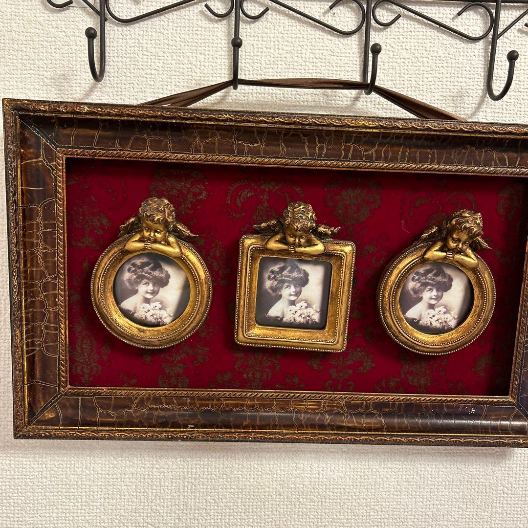 アンティーク風　壁掛けフォト