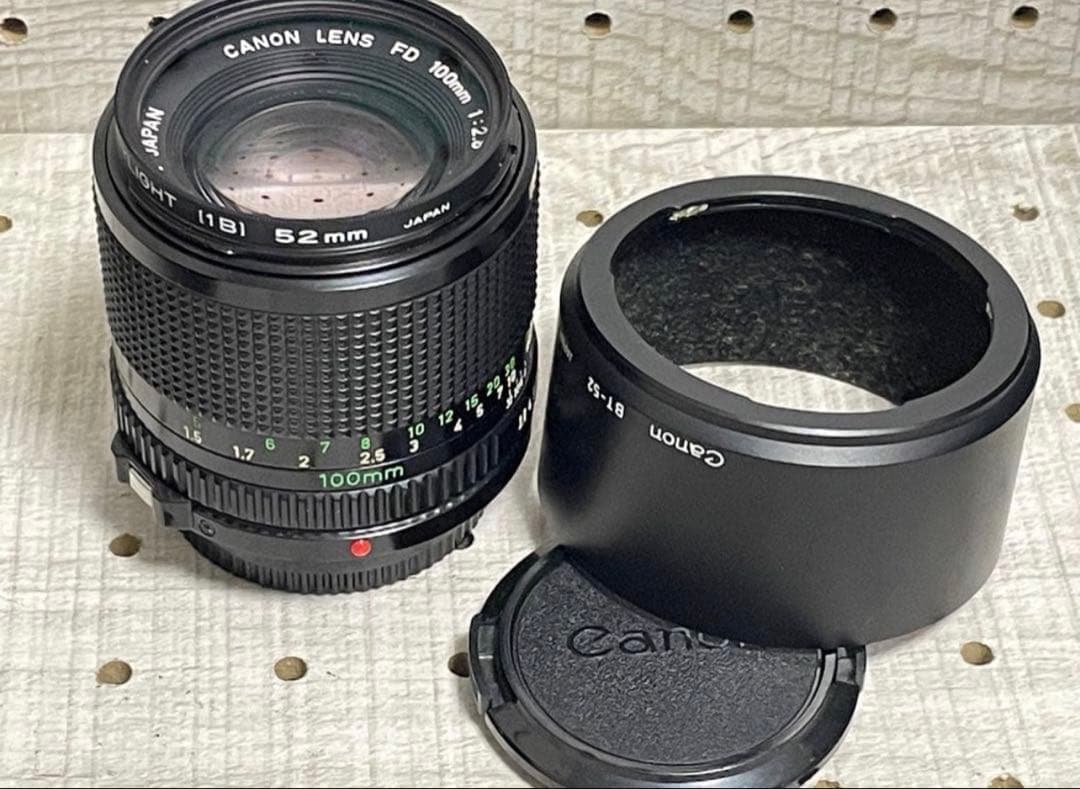 レンズ(単焦点) Canon New MF FD 100-mm F2.8