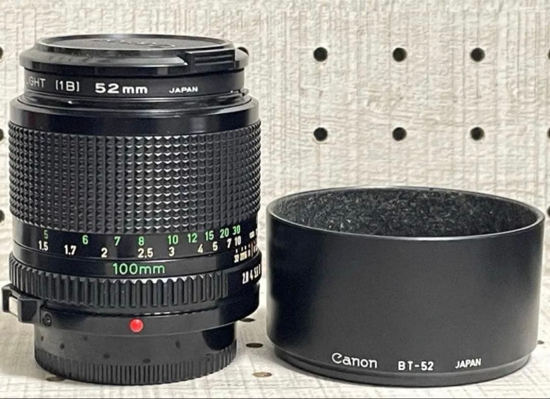 レンズ(単焦点) Canon New MF FD 100-mm F2.8