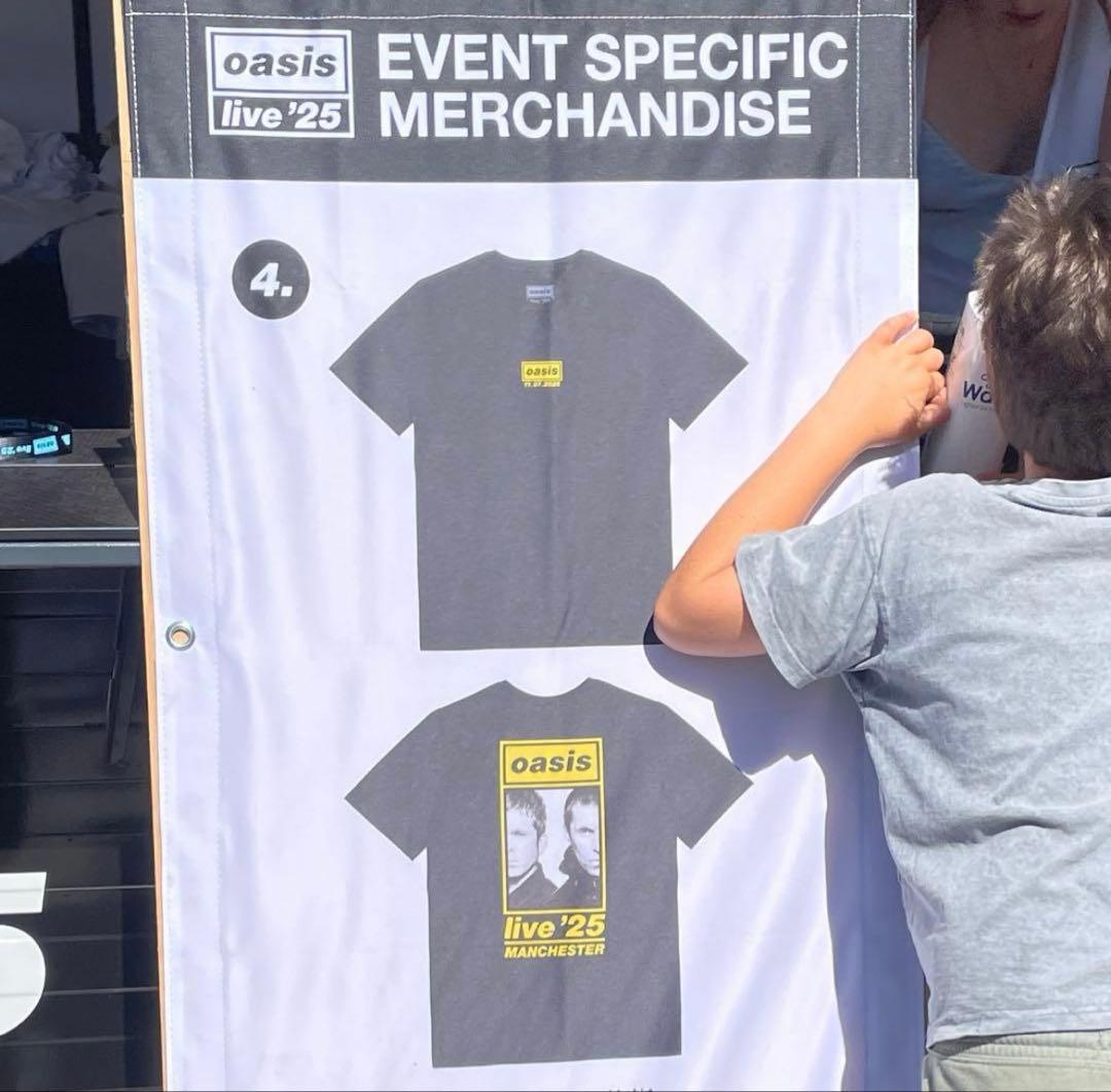 oasis live'25 Manchester 限定 Tシャツ L