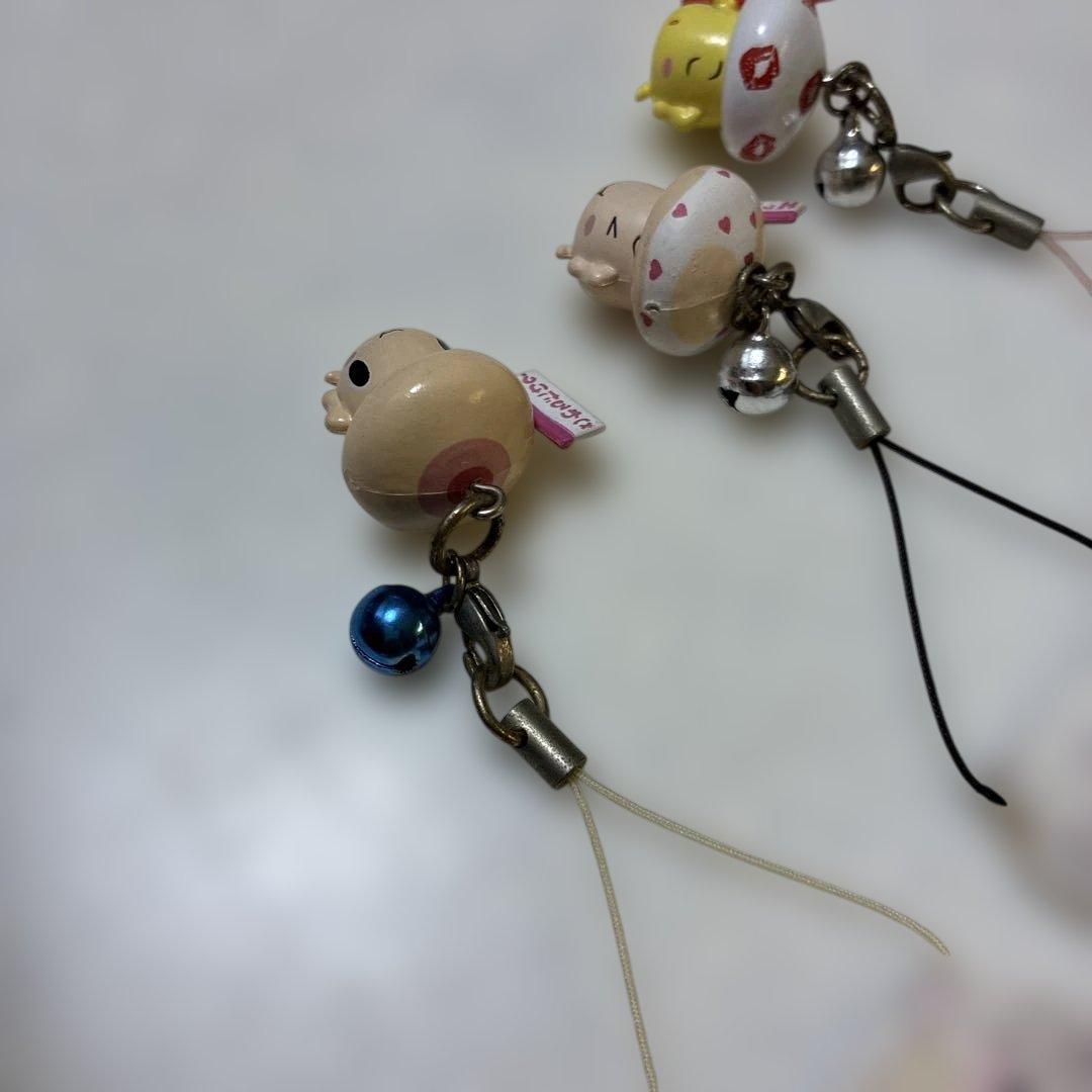 3超激レア！エロキノコキャラクター ストラップ 3個セット