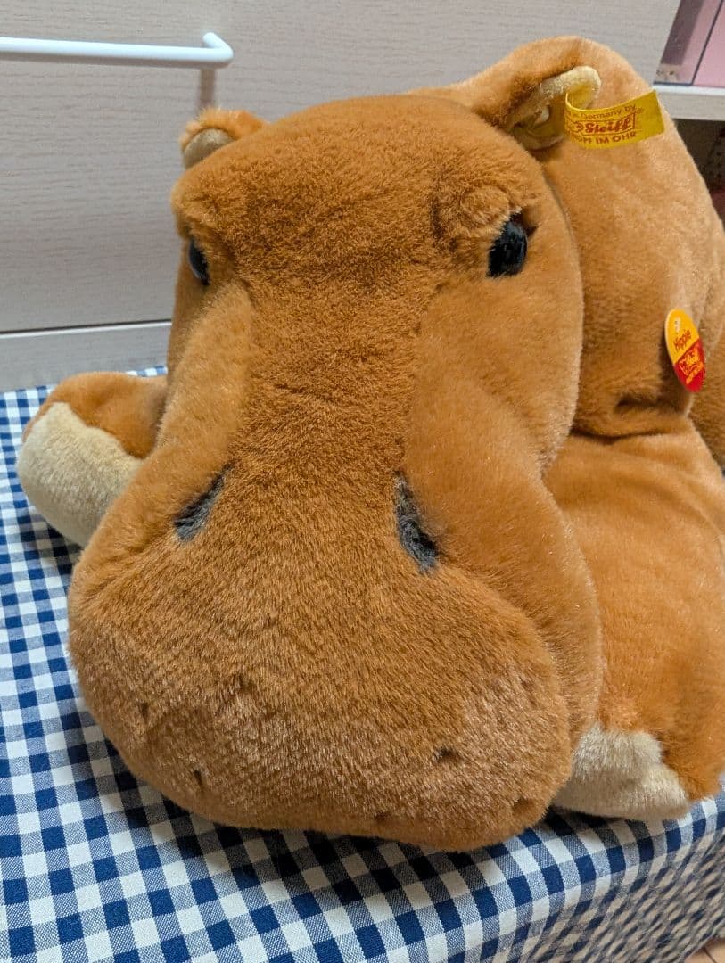 Steiff シュタイフ カバ Hippie約42〜45cm タグ付き
