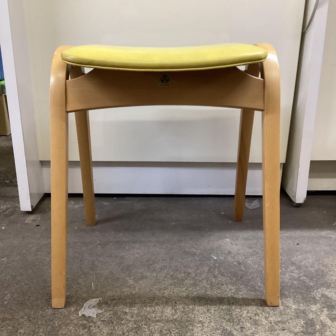 秋田木工 スタッキングスツール 椅子 チェア　ＵＳＥＤ