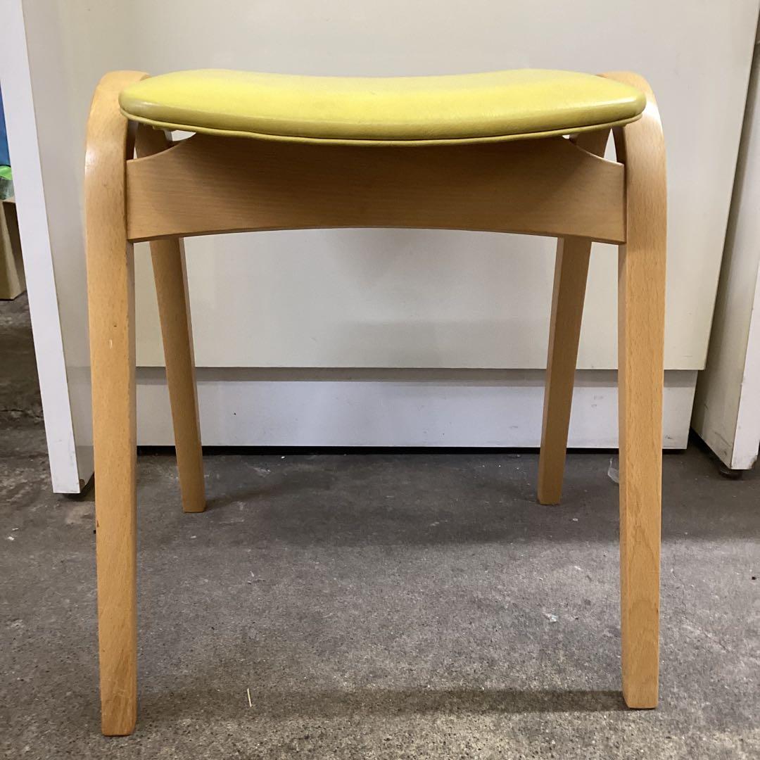 秋田木工 スタッキングスツール 椅子 チェア　ＵＳＥＤ