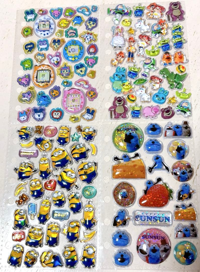 シール帳完成品　キャラクター多数　※ボンドロたまごっちなど追加分あり！