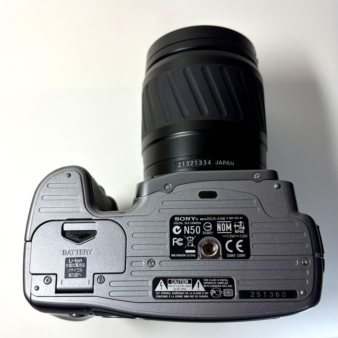 SONY α100 + ズーム2本（80~200mm, 35~105mm）