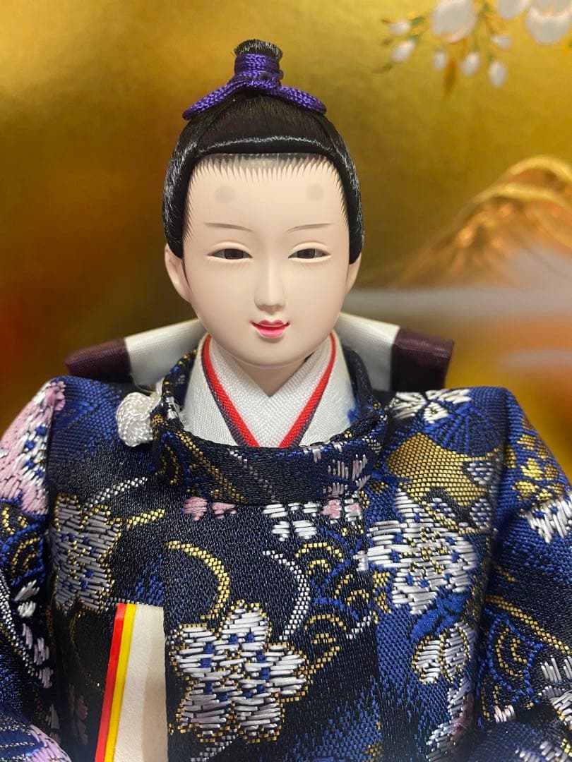 東京久月　雛人形　親王平飾り・間口約６３×奥行約３７×高さ約３２㎝