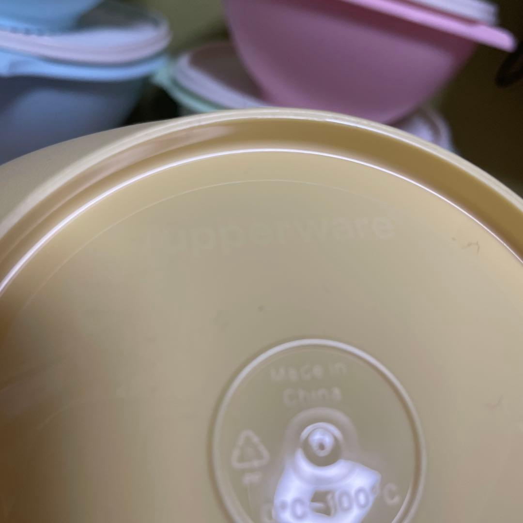 未使用品　タッパーウェア ヘリテージ ボウル5点セット