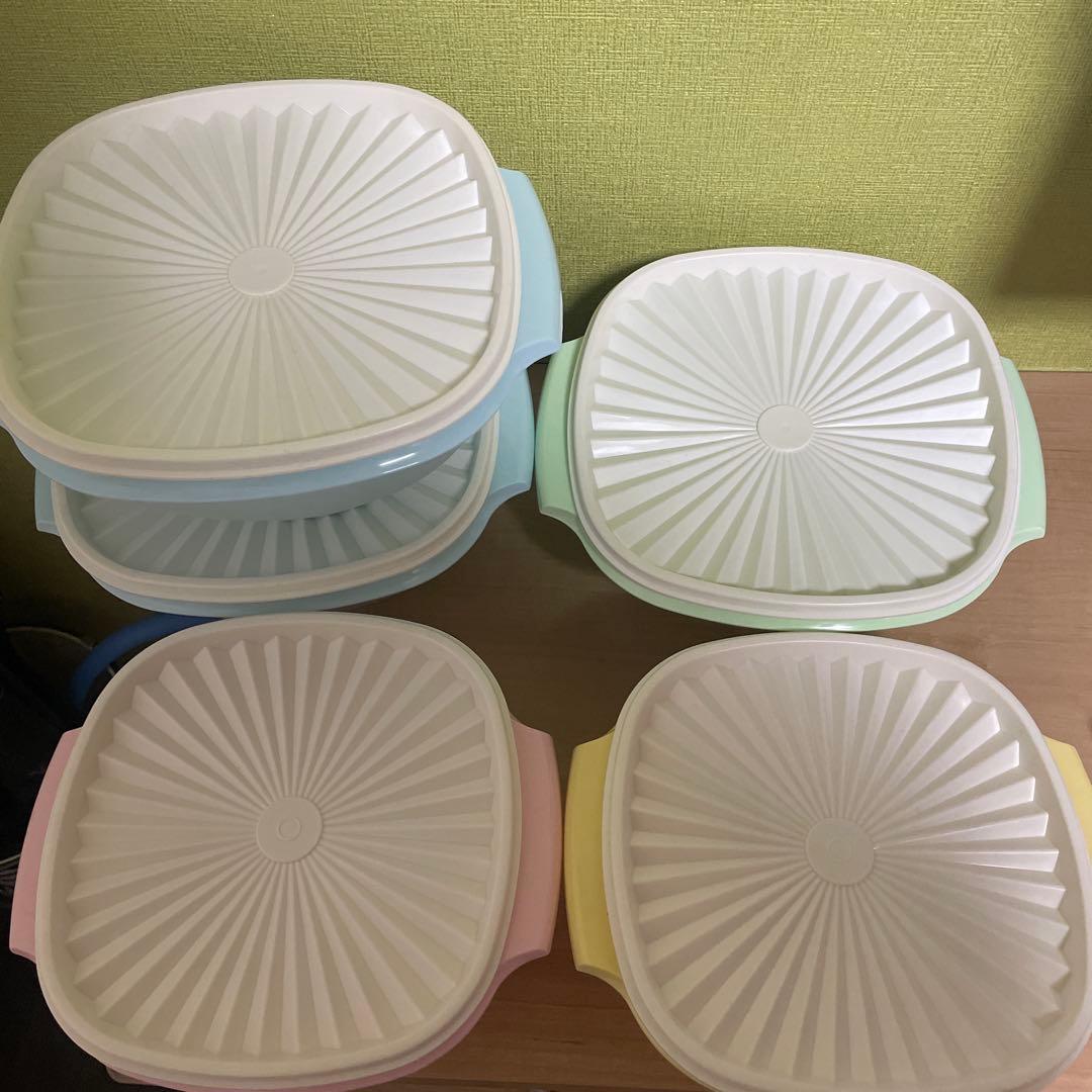 未使用品　タッパーウェア ヘリテージ ボウル5点セット