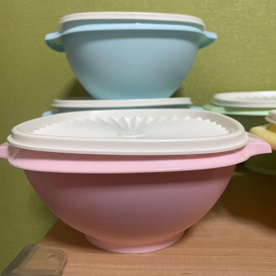 未使用品　タッパーウェア ヘリテージ ボウル5点セット
