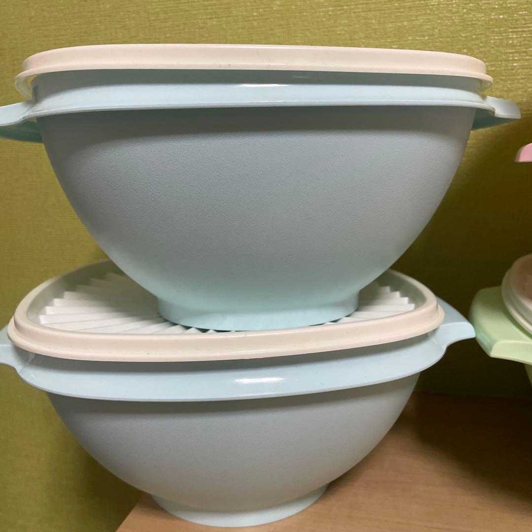 未使用品　タッパーウェア ヘリテージ ボウル5点セット
