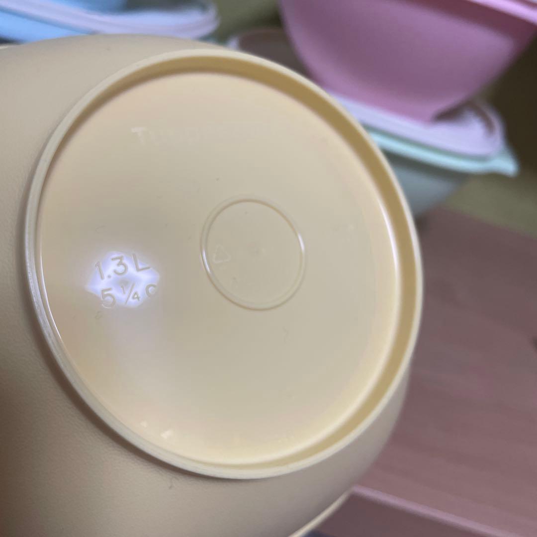 未使用品　タッパーウェア ヘリテージ ボウル5点セット