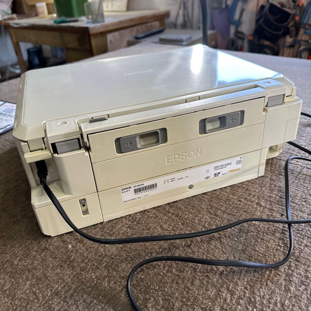 インク切れ EPSON EP-805AW プリンター 動作未確認 ジャンク品