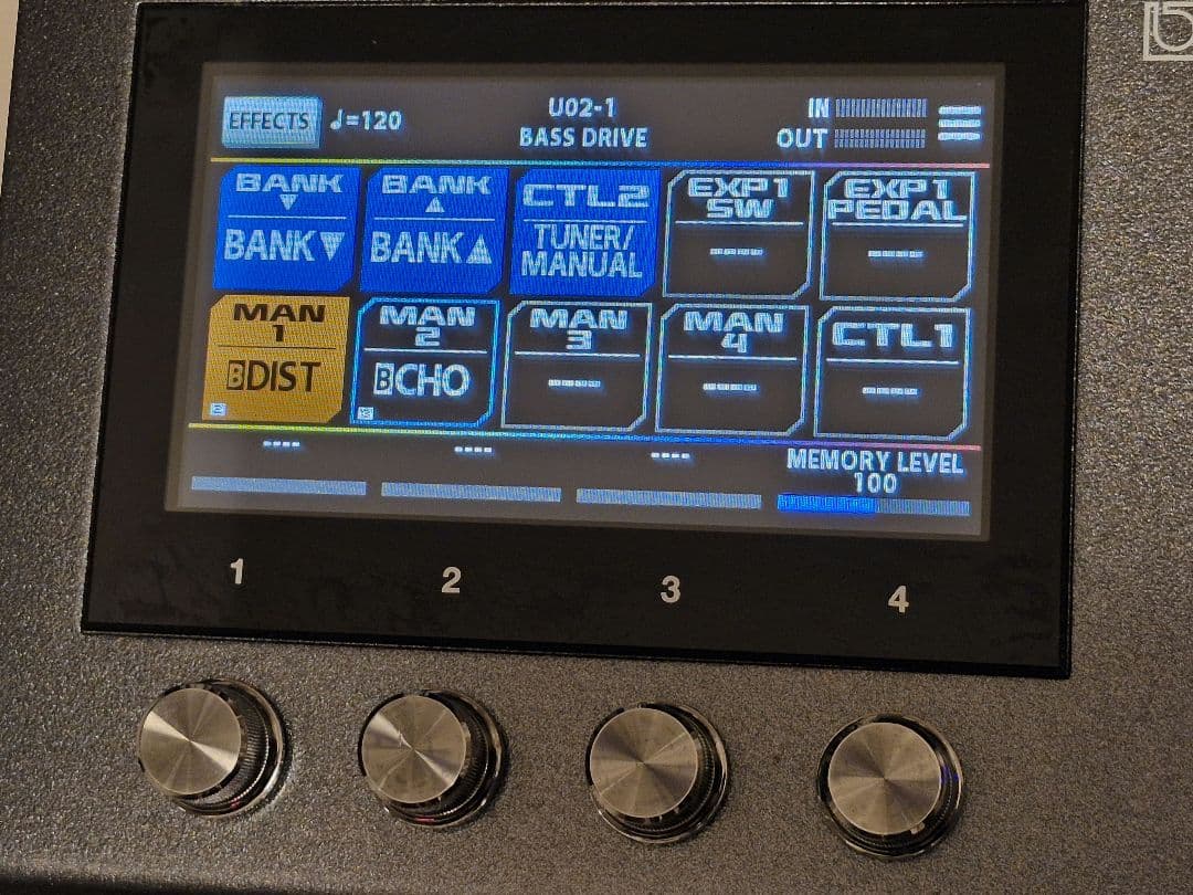 BOSS GX-100＋MIDI用Bluetoothモジュール