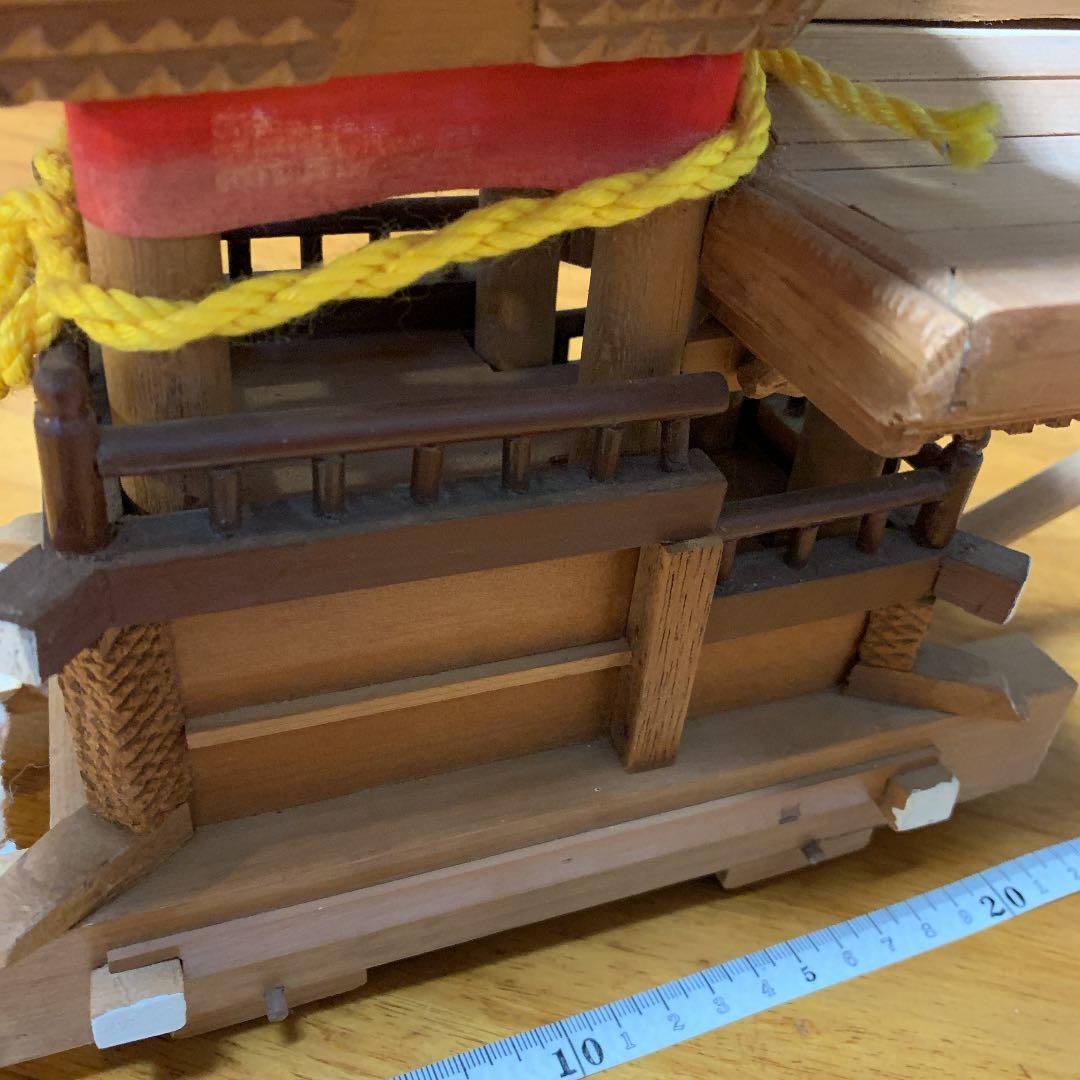 岸和田だんじり祭りミニチュア手作り