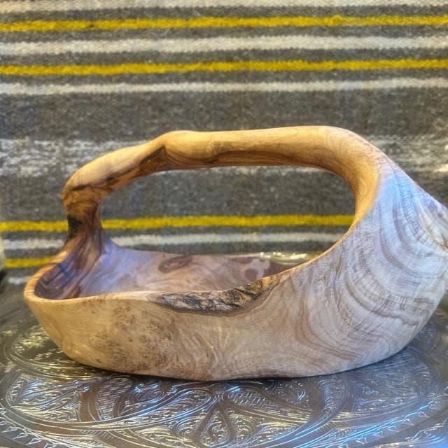 超特大　オリーブの木　バスケット芸術品　永遠の約束　特大 約37cm