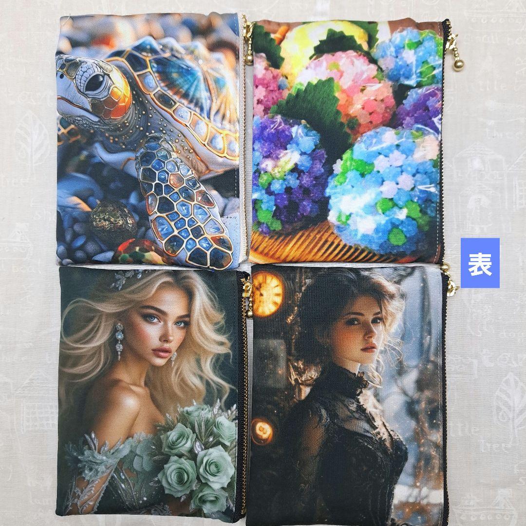 ろみお様⑯ トートバッグ、ポーチ、スマホポーチ