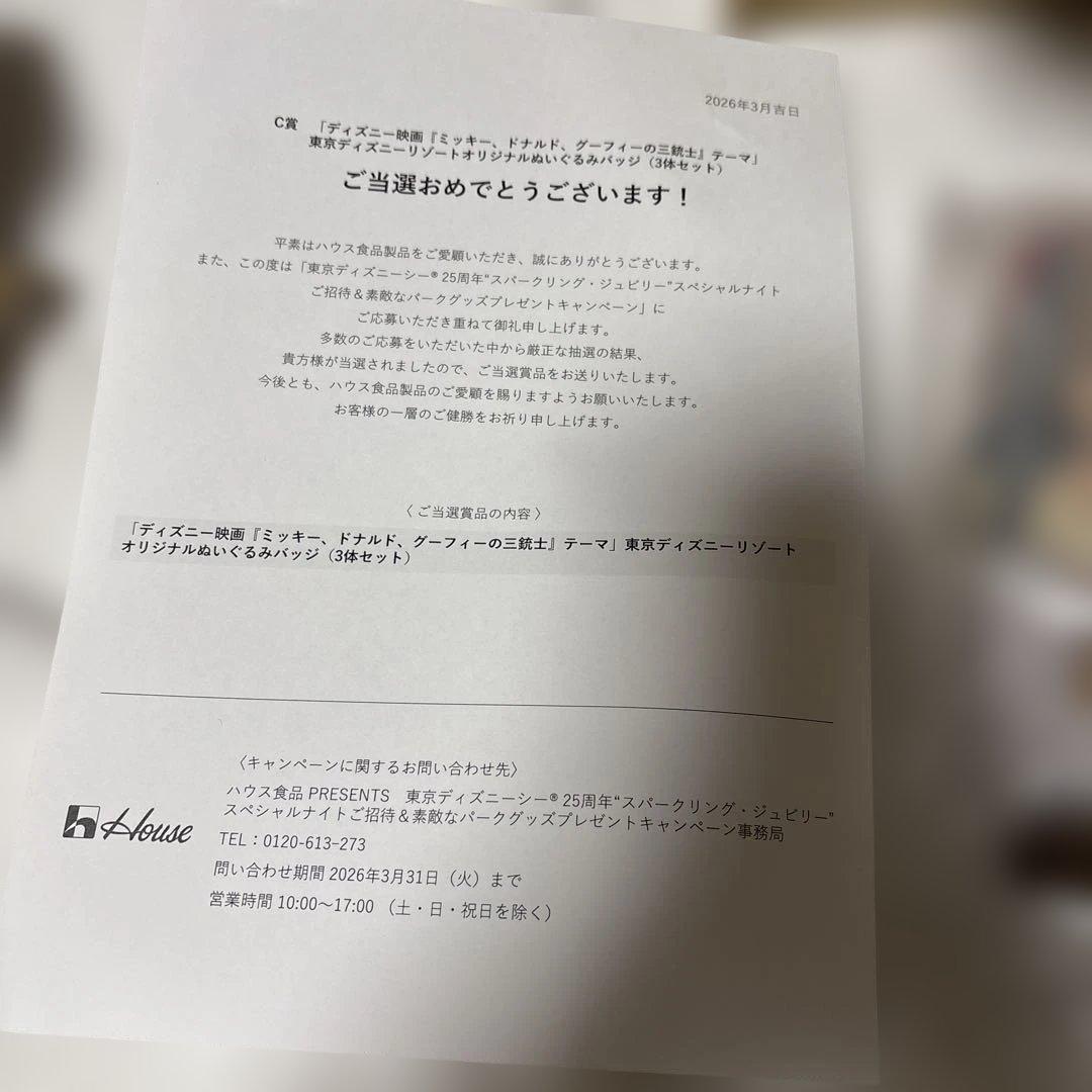 ディズニー　ミッキー ドナルド グーフィー 三銃士 ぬいぐるみバッチ ハウス