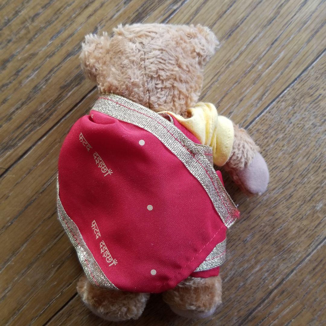 レア　サリー着用インドテディベア