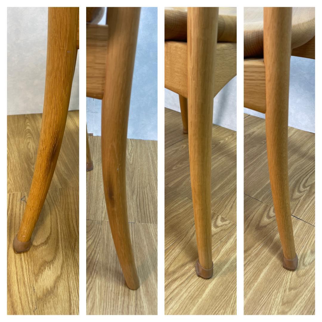 K☆1031 飛騨産業 アームチェア SG261A　クレセントチェア