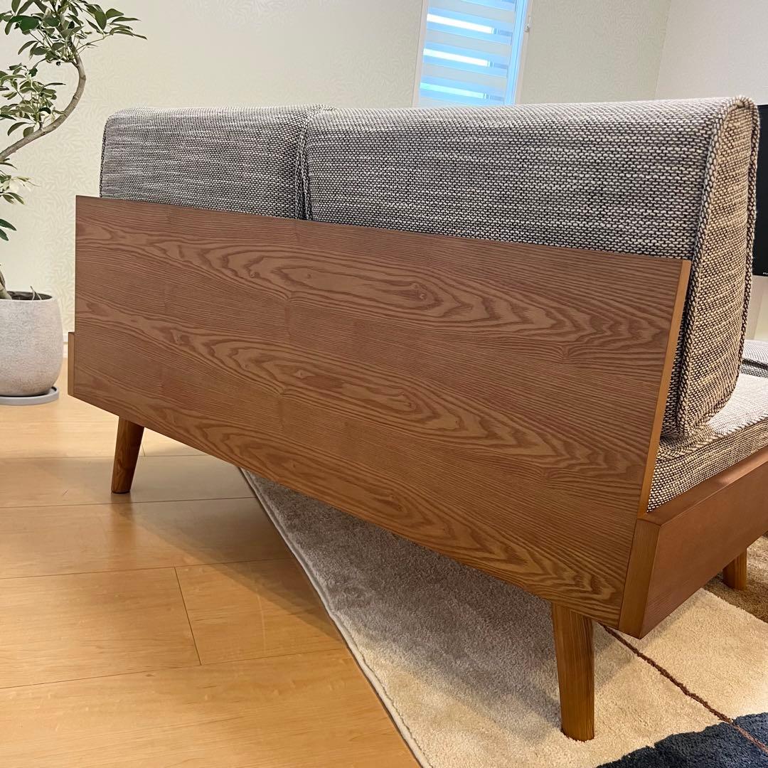 極美品✨unico ウニコ ALBERO(アルベロ) 2シーター ＆ オットマン