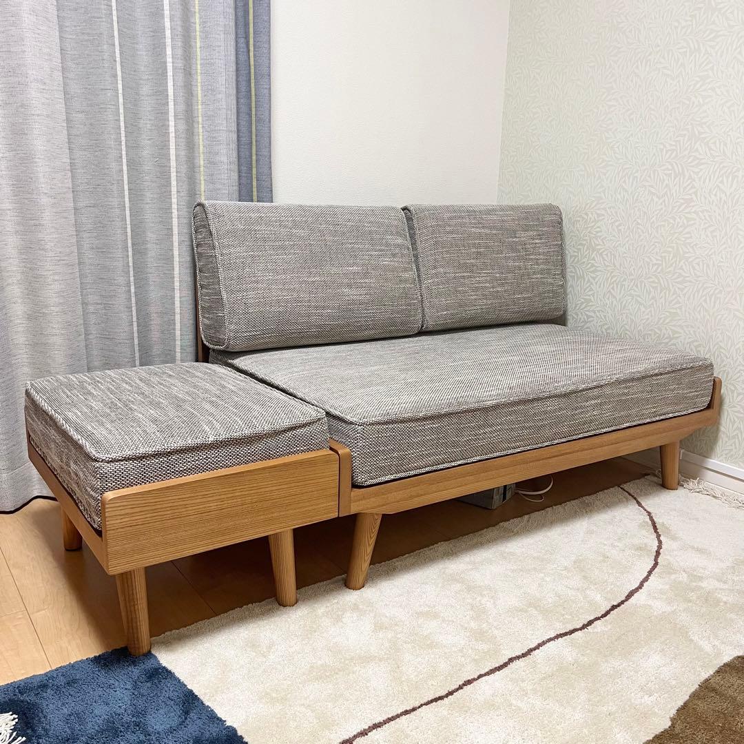 極美品✨unico ウニコ ALBERO(アルベロ) 2シーター ＆ オットマン