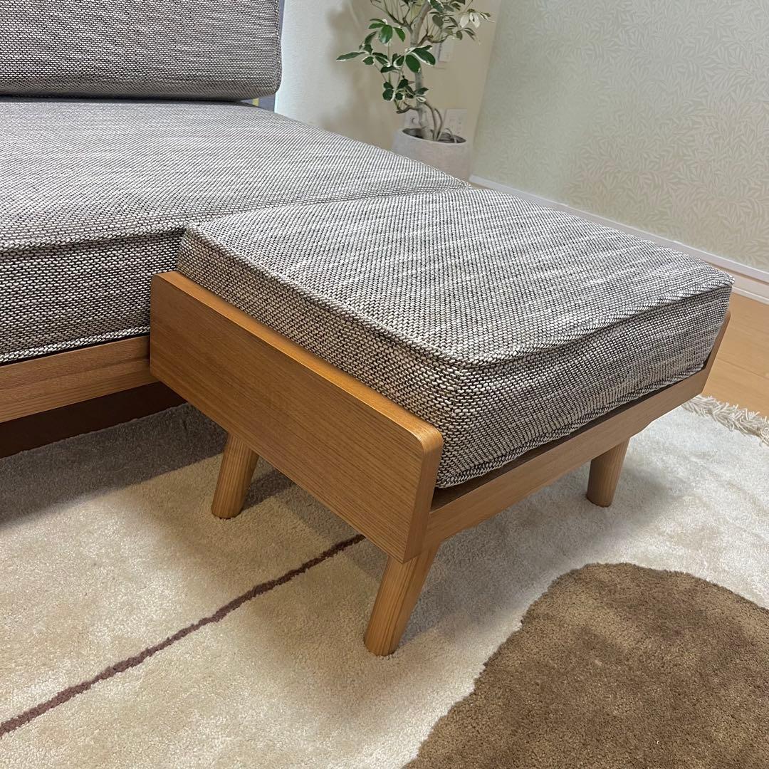 極美品✨unico ウニコ ALBERO(アルベロ) 2シーター ＆ オットマン