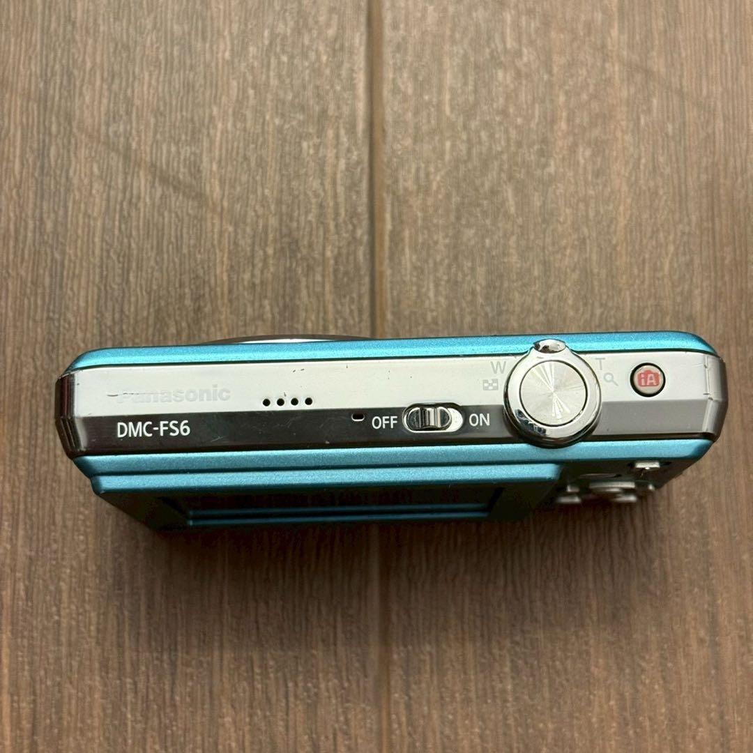 Panasonic LUMIX DMC-FS6 ブルー デジカメ　カメラ