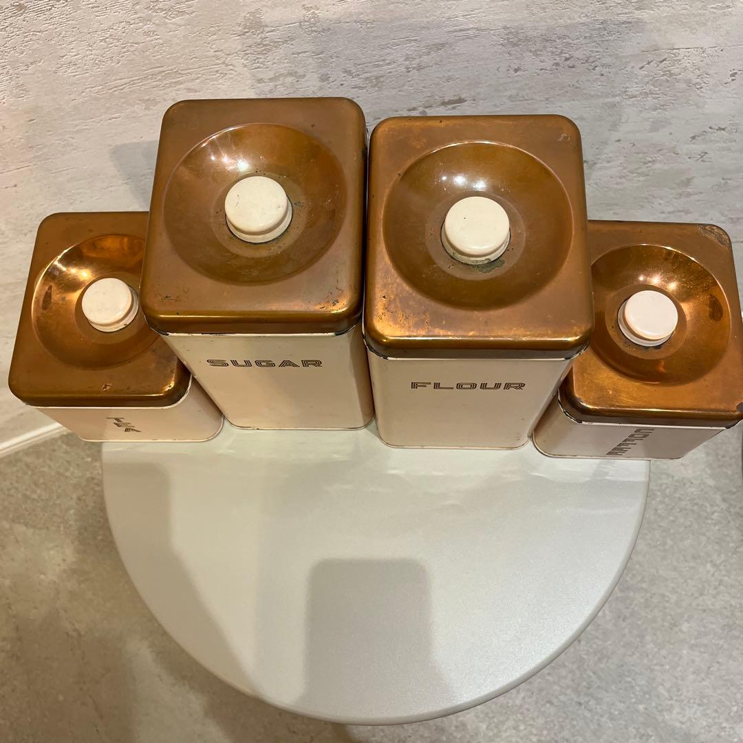 LINCOLIN Beautyware ヴィンテージ　キャニスター4set