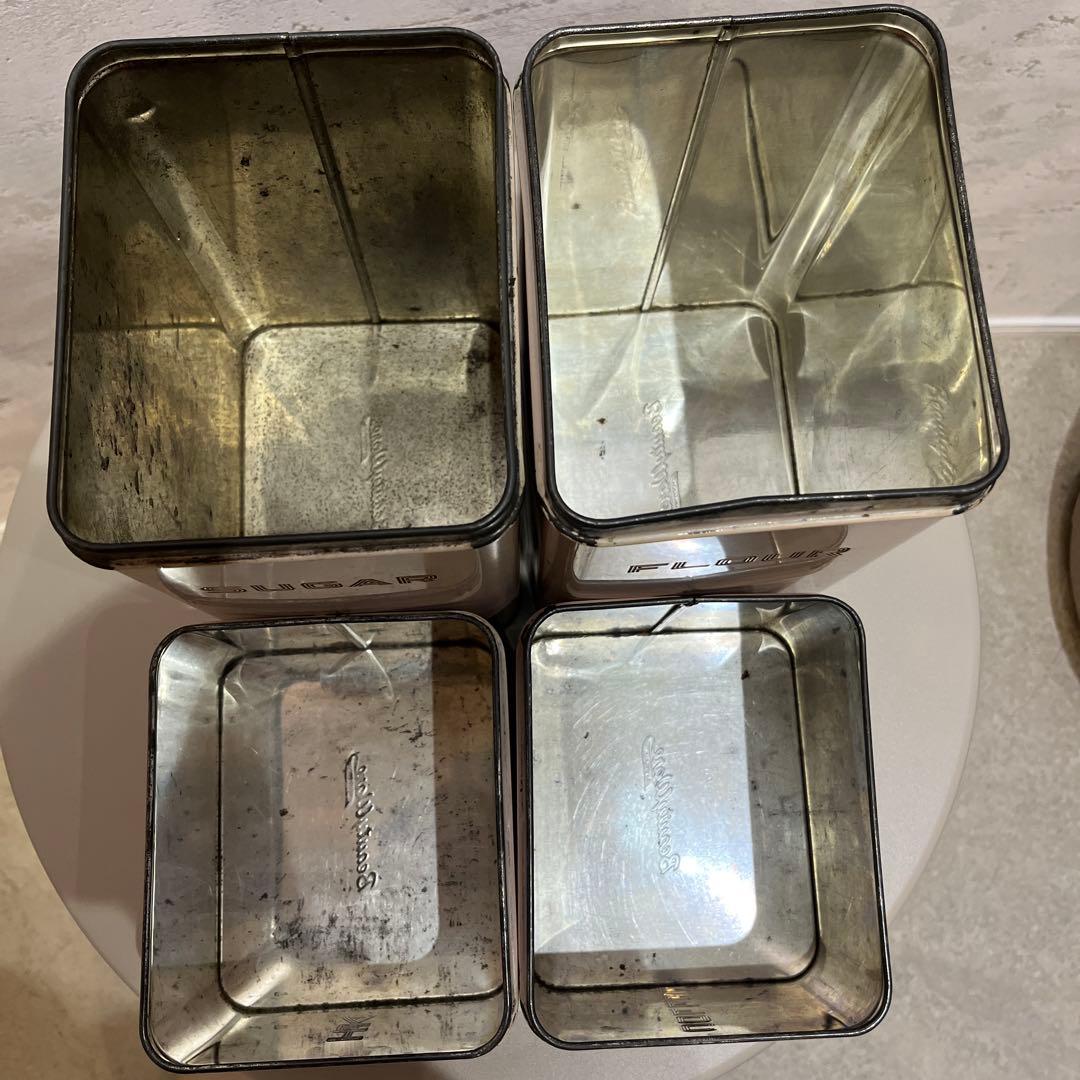 LINCOLIN Beautyware ヴィンテージ　キャニスター4set