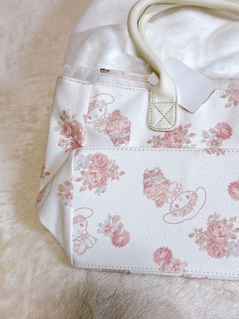 LIZ LISA × マイメロディ ハンドバッグ 花柄 ケーキ柄 レース 姫系