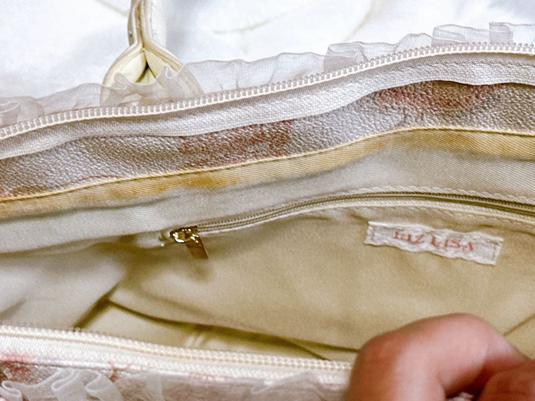 LIZ LISA × マイメロディ ハンドバッグ 花柄 ケーキ柄 レース 姫系