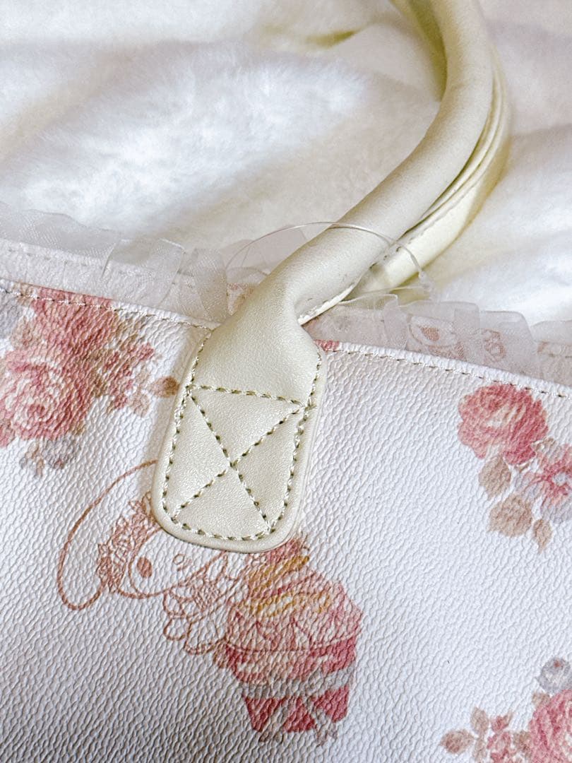 LIZ LISA × マイメロディ ハンドバッグ 花柄 ケーキ柄 レース 姫系