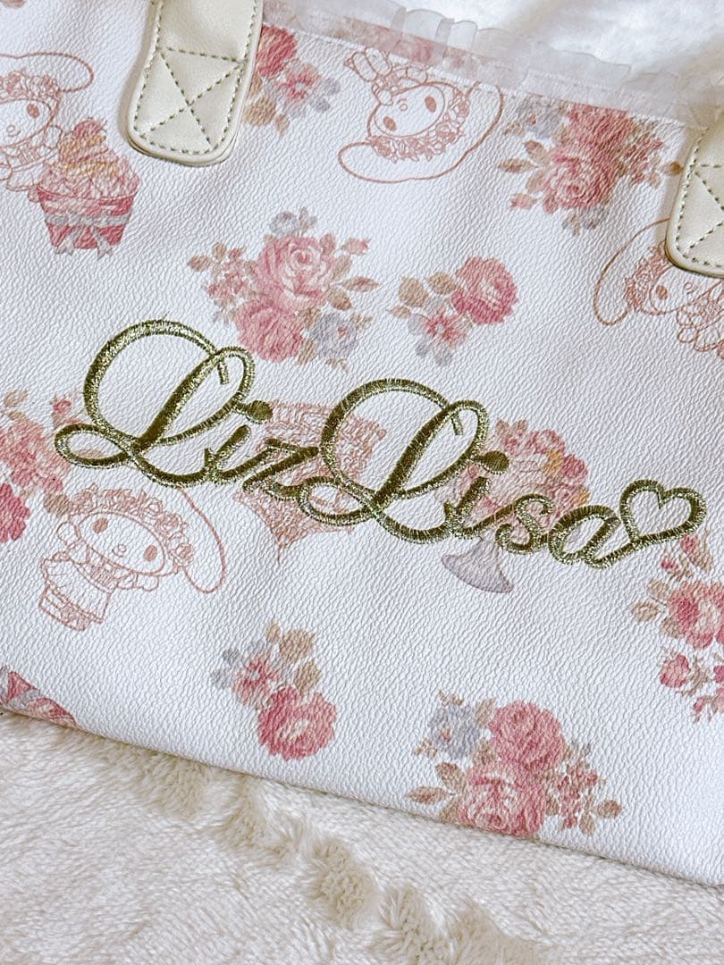 LIZ LISA × マイメロディ ハンドバッグ 花柄 ケーキ柄 レース 姫系