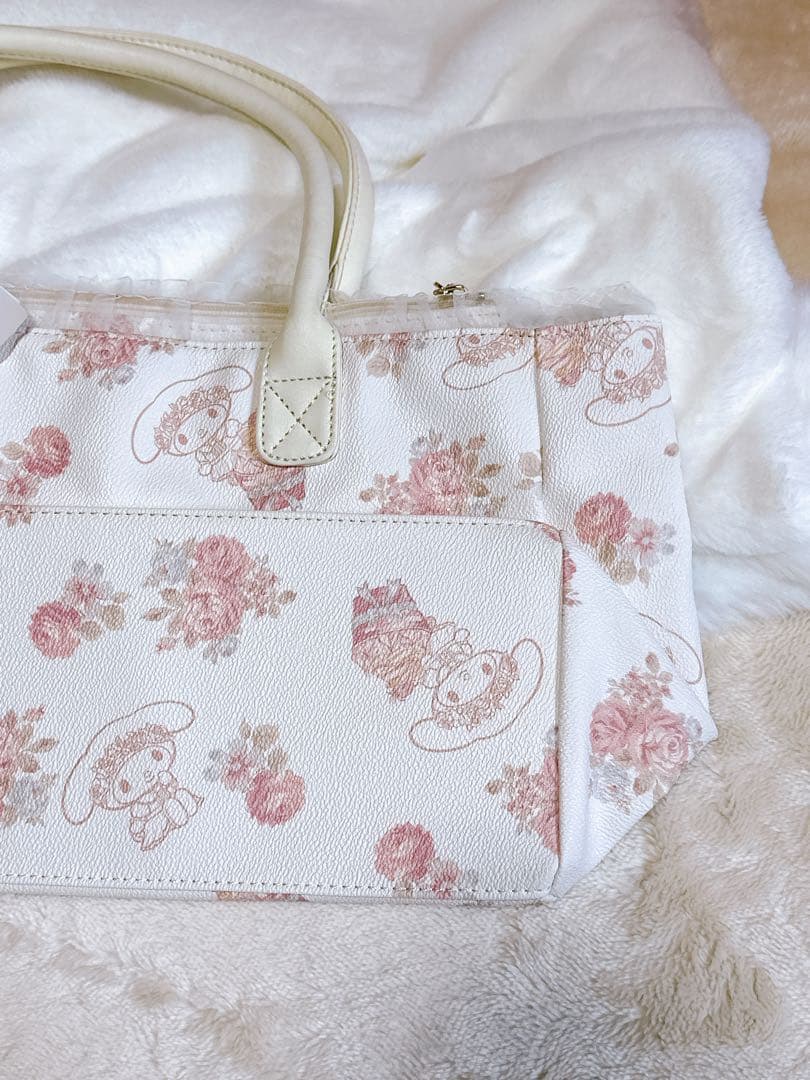 LIZ LISA × マイメロディ ハンドバッグ 花柄 ケーキ柄 レース 姫系
