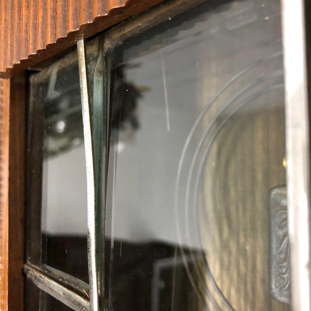 meiji アンティーク　柱時計　古時計　掛時計