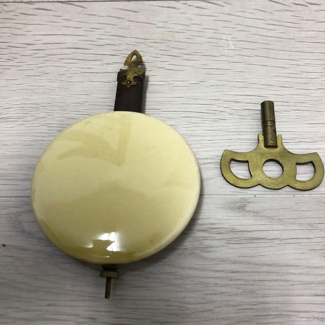 meiji アンティーク　柱時計　古時計　掛時計