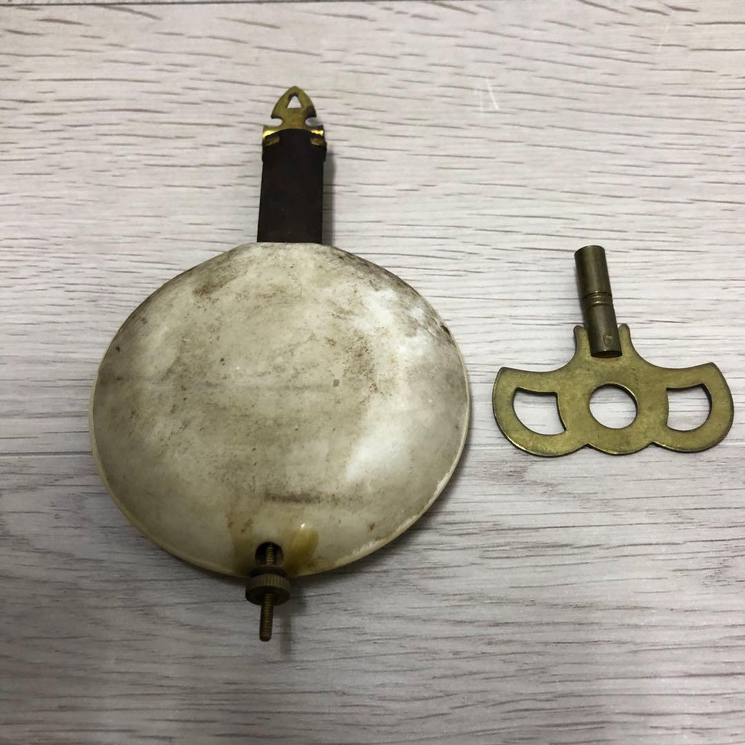 meiji アンティーク　柱時計　古時計　掛時計