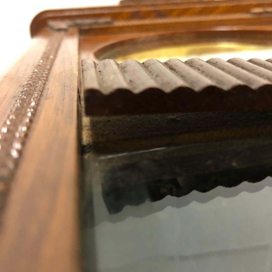 meiji アンティーク　柱時計　古時計　掛時計