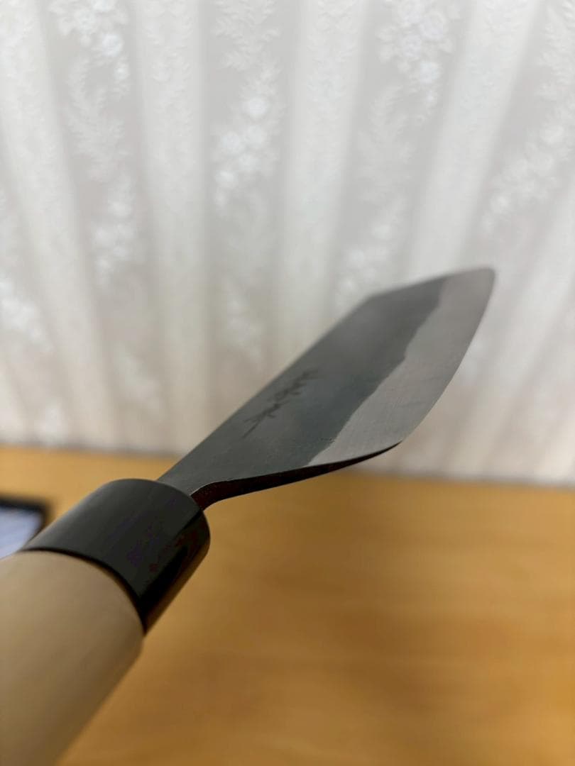 ②未使用品　正宗工芸美術製作所　相州鎌倉扇ヶ谷　正宗二十四代孫綱廣謹製　菜切包丁