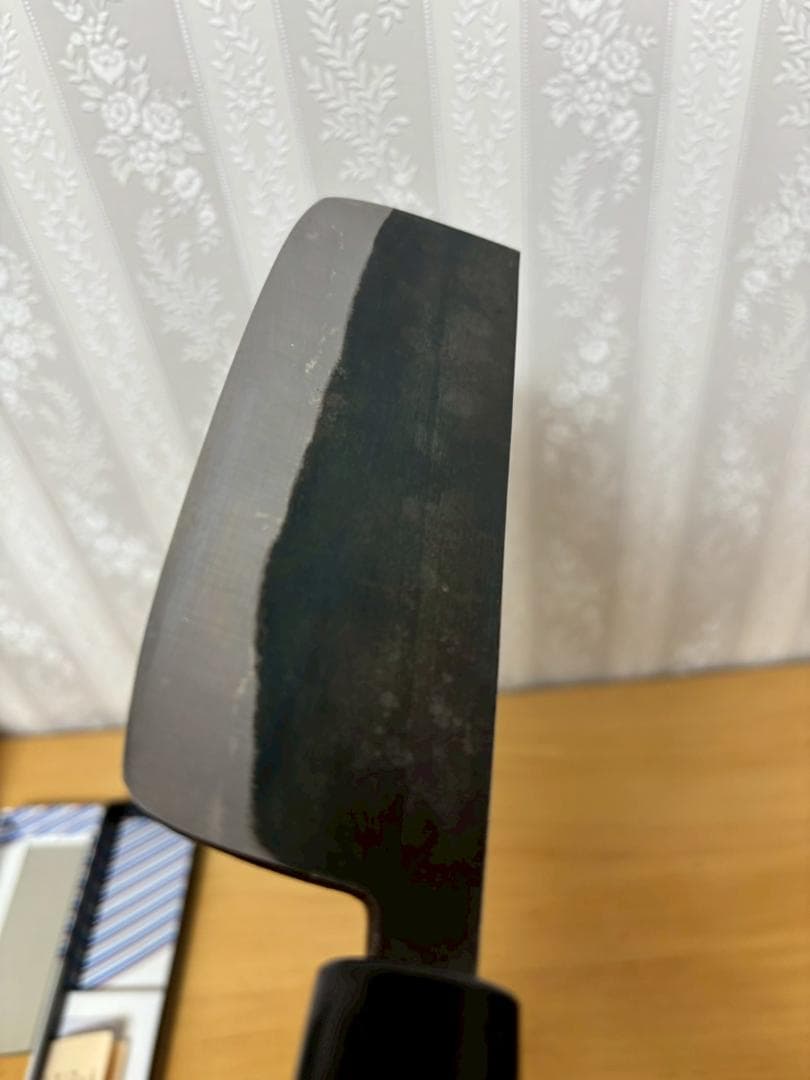 ②未使用品　正宗工芸美術製作所　相州鎌倉扇ヶ谷　正宗二十四代孫綱廣謹製　菜切包丁