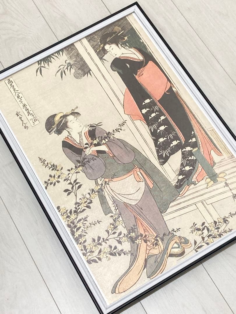【額縁付き】A2 ポスター 喜多川歌麿 浮世絵ポスター 2