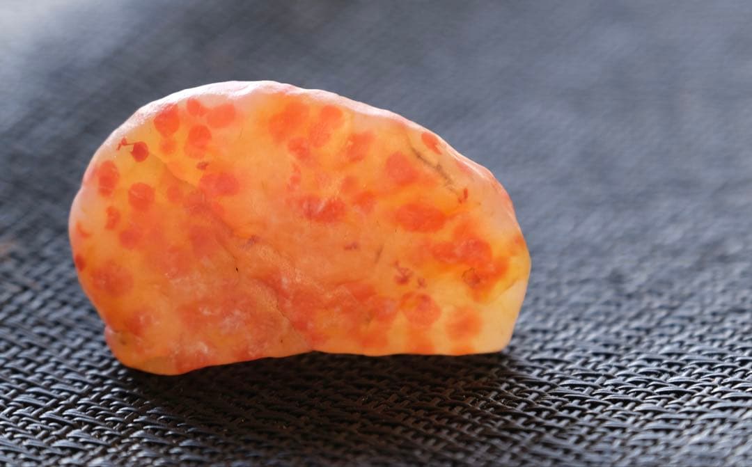 ゴビ石−1446 ゴビ瑪瑙　原石　水玉模様