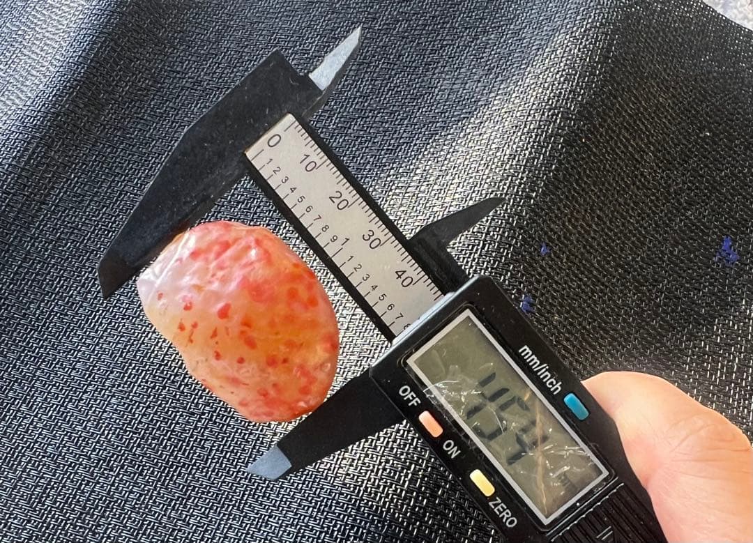 ゴビ石−1446 ゴビ瑪瑙　原石　水玉模様