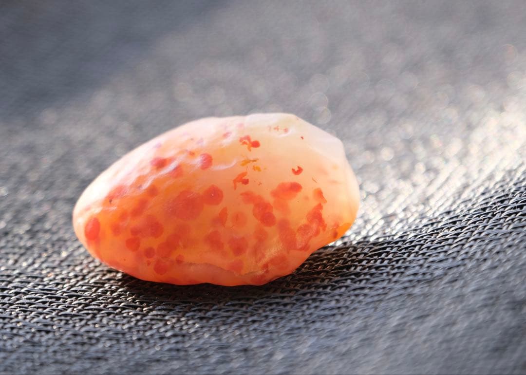 ゴビ石−1446 ゴビ瑪瑙　原石　水玉模様